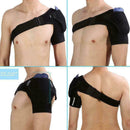 20*5cm Adjustable Heated Shoulder Wrap Support Brace Pain Belt Therapy O3U7
