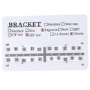 20pcs Orthodontic Dental 3 Hooks 022" Slot Edgewise Metal Brackets BracesFT