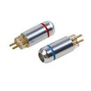 1 Pair Audio Connector Earphone Adapter HiFi Cable 2Pin Jack Socket 0.78mm Plug