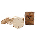 50pcs/set Windmill Pattern DIY Wooden Easter Hanging Pendant Home Decor Ornament