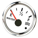 Stainless Steel Water Level Gauge Boat Water Tank Level Gauge IP67 White