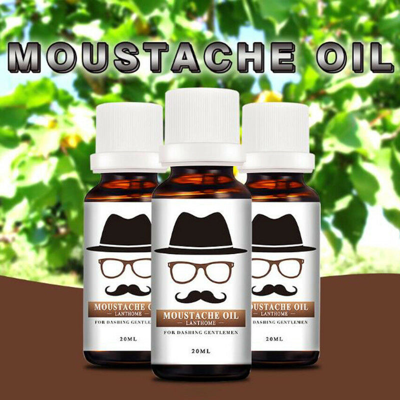 Beard Oil Comb Brush Beard Care Kit Mustache Grooming Travel Bag Set for Men