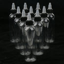 10 Pcs Empty Plastic Bottles with Twist Top Cap for Solvents, Oils, Paint, Ink,