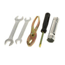 5 pieces Motorcycle Removal Repair Tool Kit with PVC Storage Bag