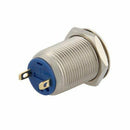 2A / 3V-250V push button switch push button 12 mm nickel-plated brass J7G4