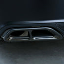 Black Titanium Rear Cylinder Exhaust Pipe Cover Trim Fits for Accord 2018 2 V7Z9