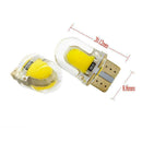 10x T10 194 168 W5W COB 4 SMD LED CANBUS Silica Bright Light White License L7F2