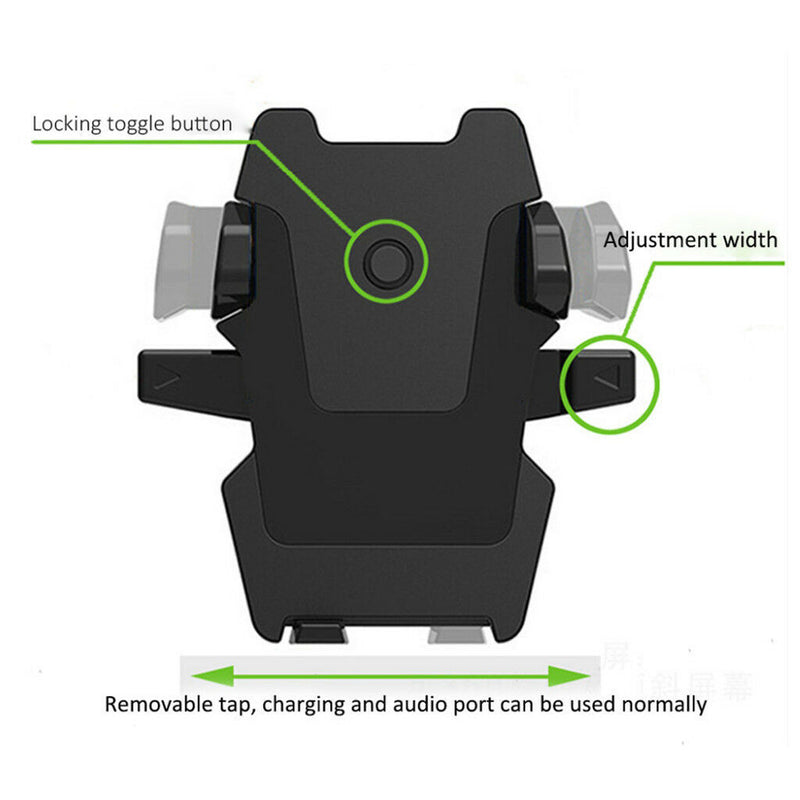 Universal Mobile Phone 360 Rotating Car Magnetic Holder Stand Cradle White
