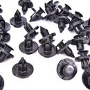 100Pcs 8mm Plastic Rivet Fastener Mud Flaps Bumper Fender Push Clips For Niss ME