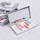 Rectangle Portable Metal Pill Box Medicine Tablet Storage  Vitamin Container Z