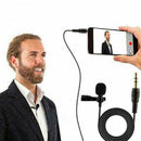 Clip On Lapel Microphone Hands Free Wired Condenser New Mic Lavalier Mini 3 Z9E6