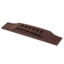 Exquisite Rosewood Replacement Guitar Bridge for 6-Strings Acoustic Folk Guitar
