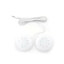 Mini White Dual Stereo 3.5mm Pillow Speaker For MP3 MP4 Player Phone CD Rad ï¼D