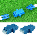 Fiber Optical Cable Adapter Flange Coupler LC-LC Duplex Singlemode  X2