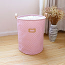 Waterproof Laundry Hamper Bag Colorful Clothes Storage Baskets Home Clothes