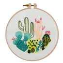 30 X 30cm For Beginner DIY Cactus Embroidery Needlework Cross Stitch Craft