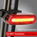 120 Lumens LED Bike Tail Light USB Rechargeable Powerful Bicycle Rear Light AU