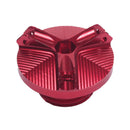 Motorcycle Oil Cap Cover Engine Cap Cover CNC Fit for Kawasaki 2019 Red