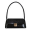 Classic Women Handbag PU Leather Retro Shoulder Bag Shopping Totes (Black)