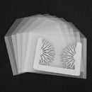 10pcs Transparent PP File Bag Stamp Collect Case Scrapbooking Storage Pouch