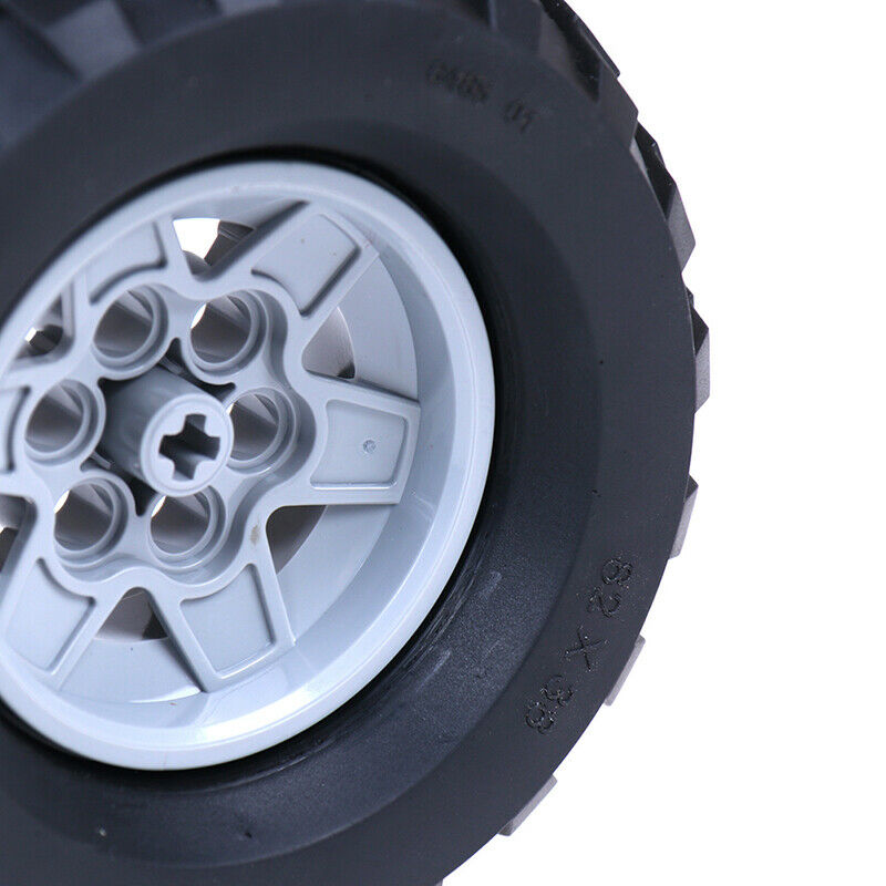 1Pcs Bricks Wheel Auto Parts 56908 45982 81.6x38 R Tire wheel DIY ToysS Gw