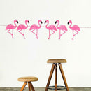 9pcs Pink Bird Xmas Garland Bunting Banner Pennant Kids Room Party Decor