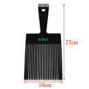 Black Flat Top Guide Comb With Liquid Bubble Level Flat topper Straight Hair-C3c