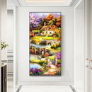 5D DIY Full Round Drill Diamond Painting Summer Garden Cross Stitch Craft