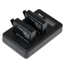 AHDBT-401 LCD Dual Port USB Battery Charger for GoPro Hero 4 Action Camera