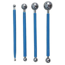4pcs/set 8 Heads DIY Stainless Steel Polymer Modeling Clay Carving Tools
