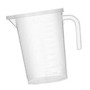 1000ml PP Measuring Jug Cup with Lid Graduated Cooking Bakery Lab Kitchen