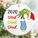 Grinch Hand Christmas Ornament Stink Stank Stunk Quarantine Ornaments Christmas