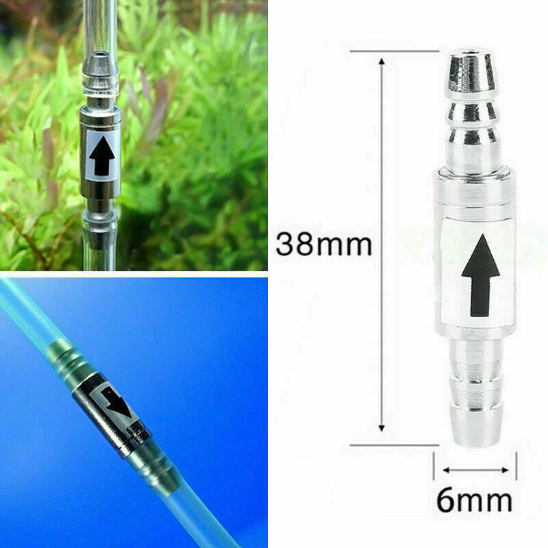Valve Air Pump Stainless Steel Check Stainless For Aquarium CO2 System Y8B8 P0R4