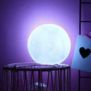 Silicone Moon Lamp White LED Night Light Home Bedroom Decoration Kids Gift