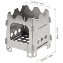 Folding Camping Stove Portable Wood Burning Camping Stove Light Camping Woo