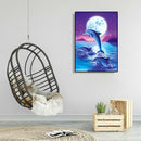 Dolphin Jump Cross Stitch 5D DIY Diamond Painting Full Drill Embroidery Kit