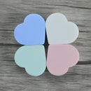 MeiNaiQi Sponge Puff Soft Face Cleansing Puff Facial Skin Care Heart Shape