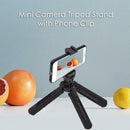 Mini Camera Tripod Stand with Phone Clip for AD200 Flash LED Video Light