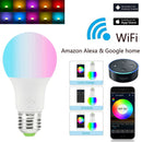 New E27 WiFi Smart Light Bulb Dimmable Multicolor Wake-Up Lights RGBWW LED Lamp