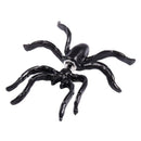1 Pair Fashion Punk, Black Spider Unisex Funny Ear studs
