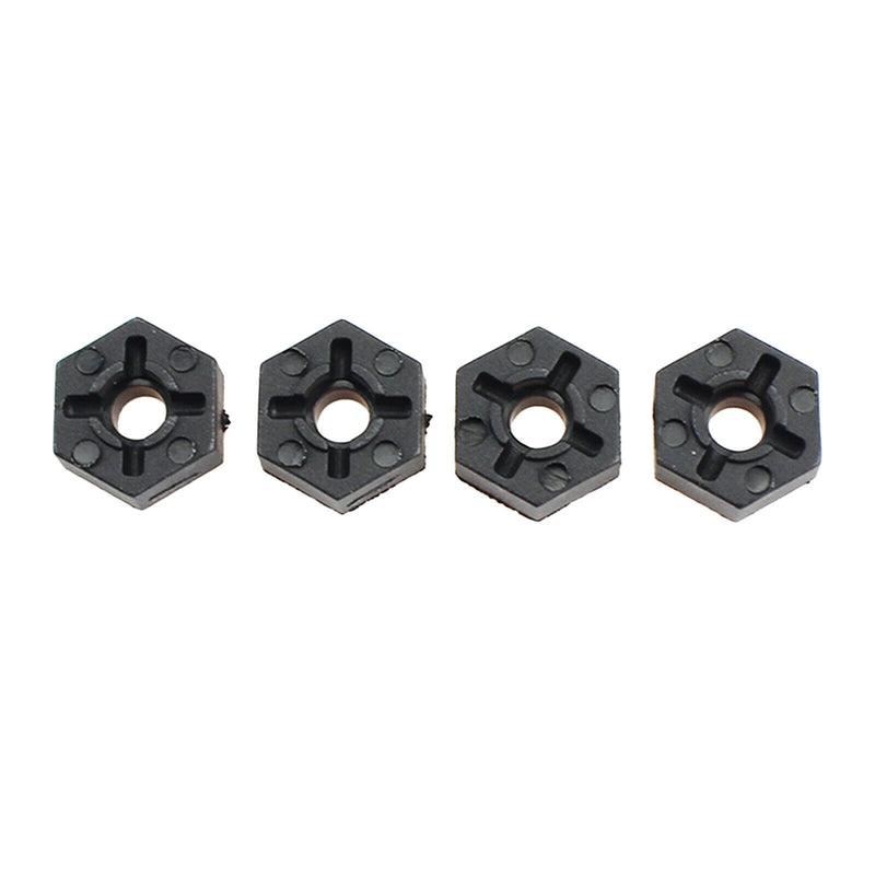 4Pieces RC Car Wheel Hexagonal Drive Hub Adapters for 1:14 Wltoys 144001 RC