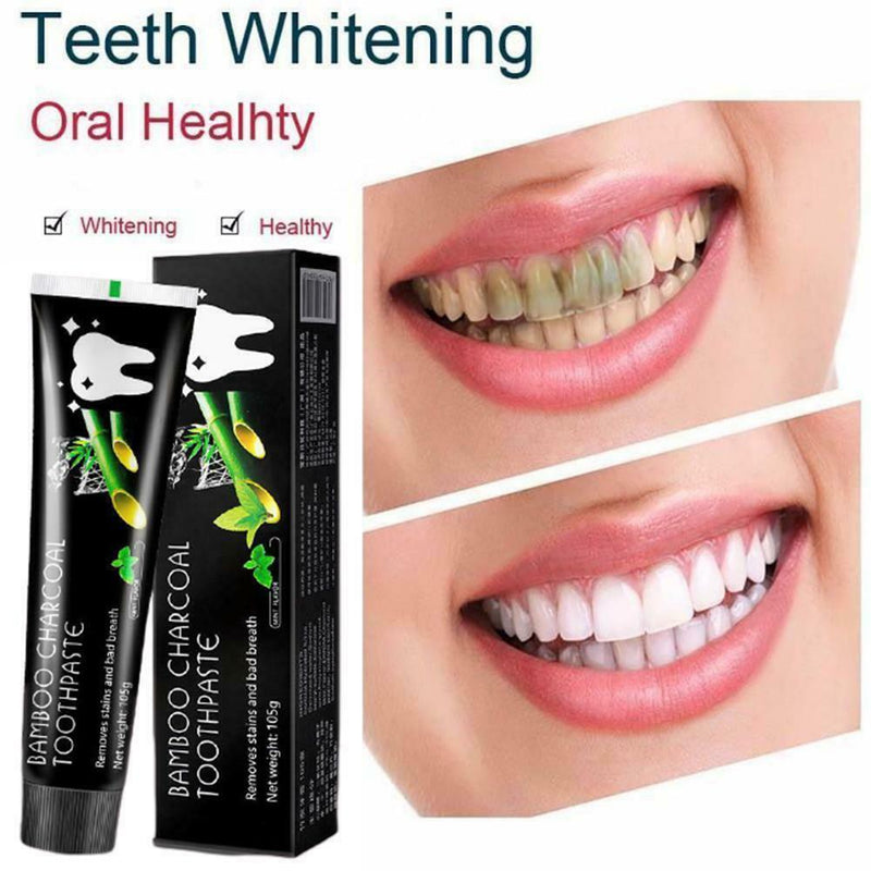Tooth Care Bamboos Natural Activated Charcoal Teeth Whitening Toothpaste Oral