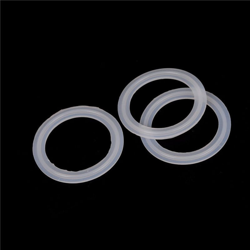 10Pcs 2" Sanitary Triclamp Silicon Gasket Fits 64mm OD Type Ferrule Flange Ew