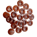 100x Handmade Wooden Buttons Round Fit Sewing Clothing Accessories 20m 25mm