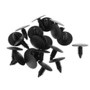 20pcs 25mm Auto Car Nylon Liner Fastener Rivet Push Clip Retainer For Jeep
