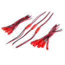 20pcs 2 Pin Connector Male Female JST Plug Cable 22 AWG Wire For RC Battery JR