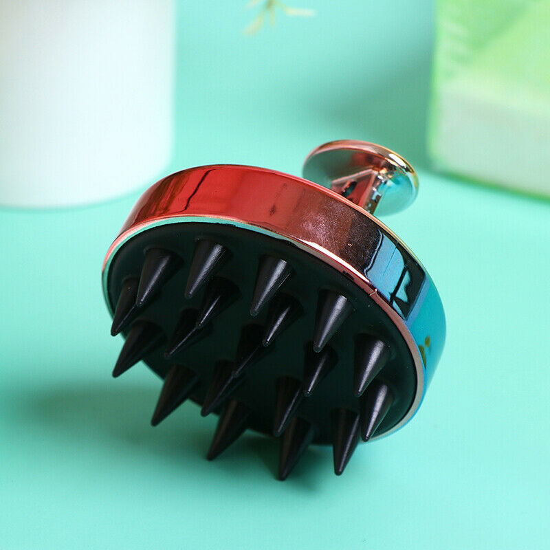 Handheld Electroplating Shampoo Brush Wet Dry Hair Wash Head Massage Comb SEAU