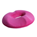 Inflatable  Bum Back Car Home Pressure Relief Ring Cushion Rose Red