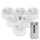 LED Candle Lights 6 Keys Electronic Remote Control Tea Flamel Rechargeable I9R1