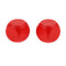 Pack of 50 Round Wood Dice Set Red Color Blank Wooden Dice Self DIY Pattern